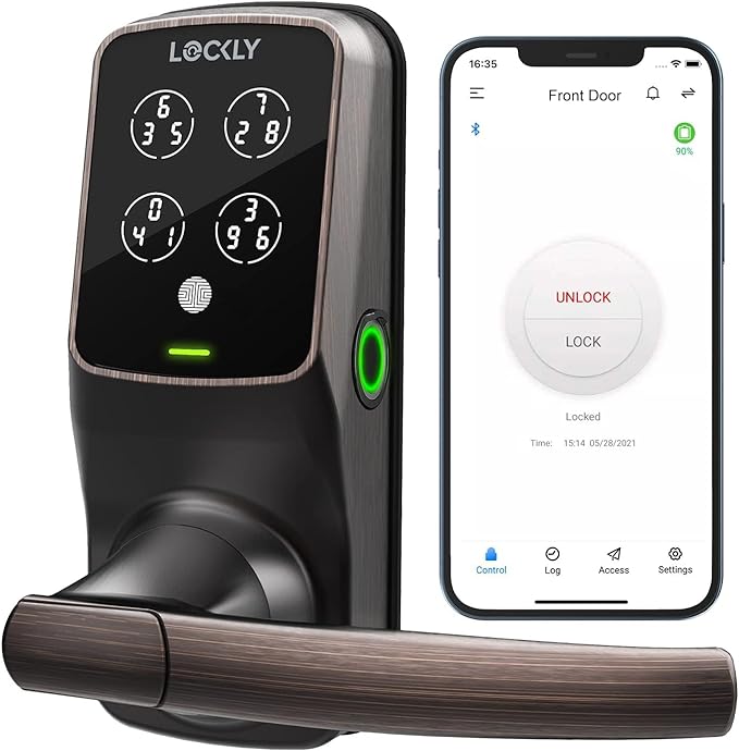 LOCKLY Secure Plus LATCH -Three finishes available
