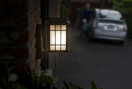 Camera Porchlight - Square Coach Light (pair) - Open Box *