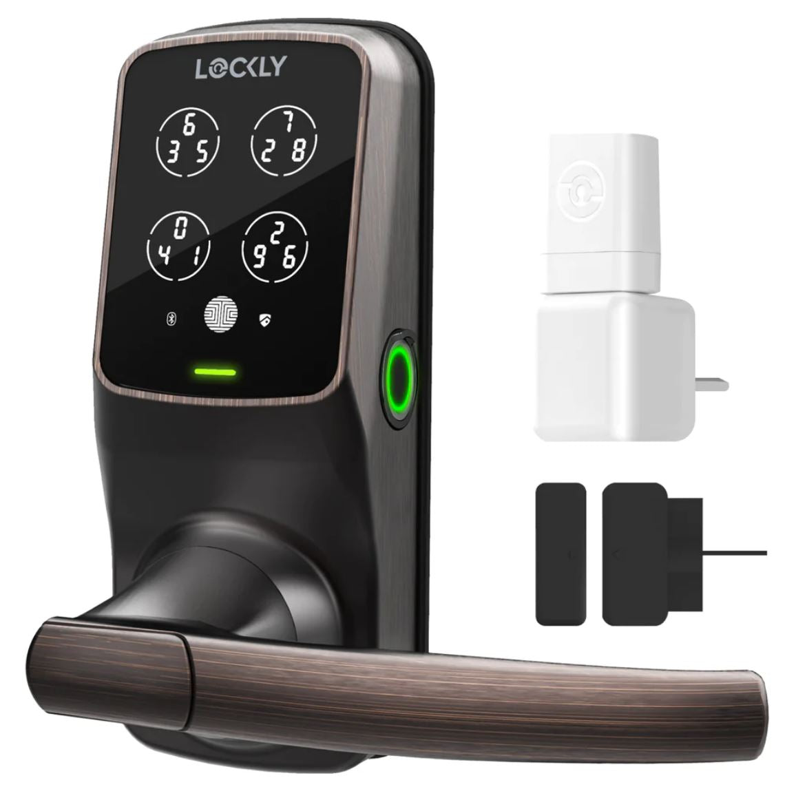 LOCKLY Secure PRO* LATCH - (*Wi-Fi Hub included, $99 value ) -Three finishes available