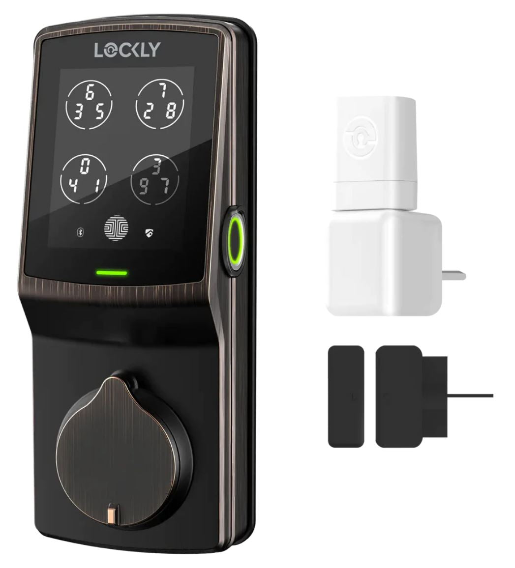 LOCKLY Secure Pro Deadbolt (WiFi Hub included) - Three finishes available