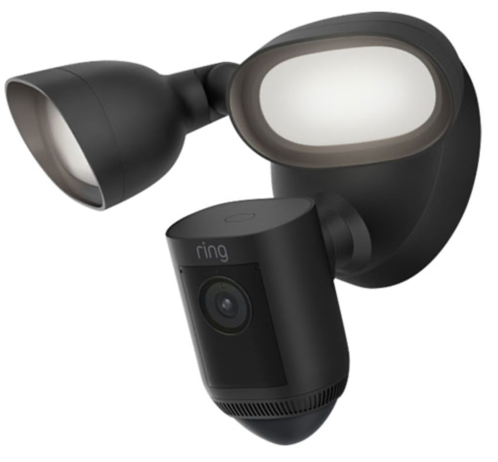 Ring Floodlight Cam Pro Wired Outdoor 1080p HD IP Camera Black - CMI TECH