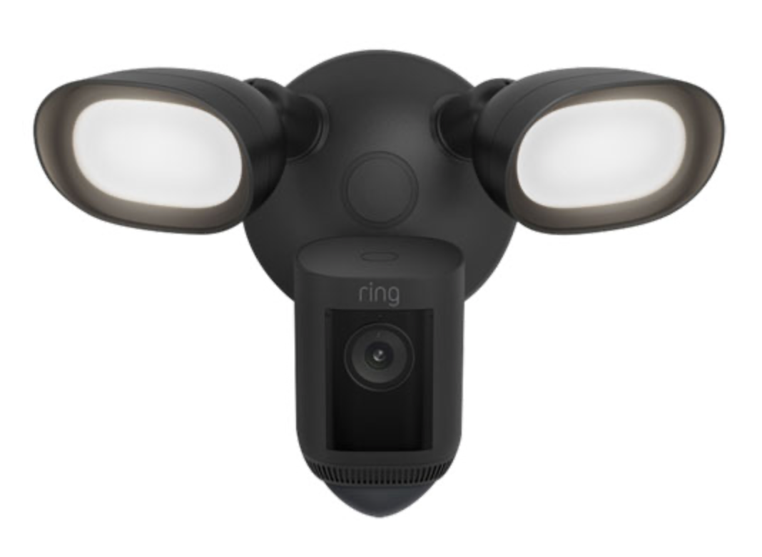Ring Floodlight Cam Pro Wired Outdoor 1080p HD IP Camera Black - CMI TECH