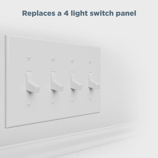 How to replace a standard light switch to All-in-One Smart Home Control with Four Switches - Video