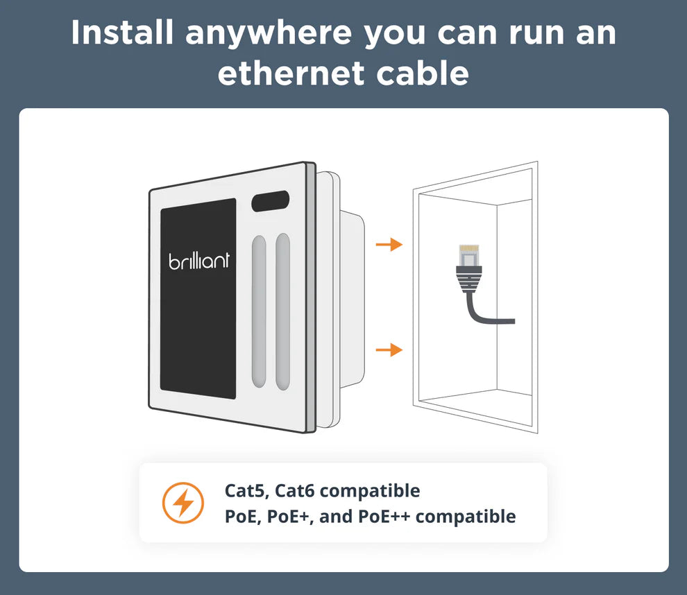 Brilliant Smart Home Control - POE Edition