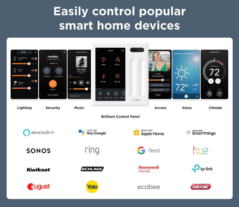 Brilliant Smart Home Control - POE Edition