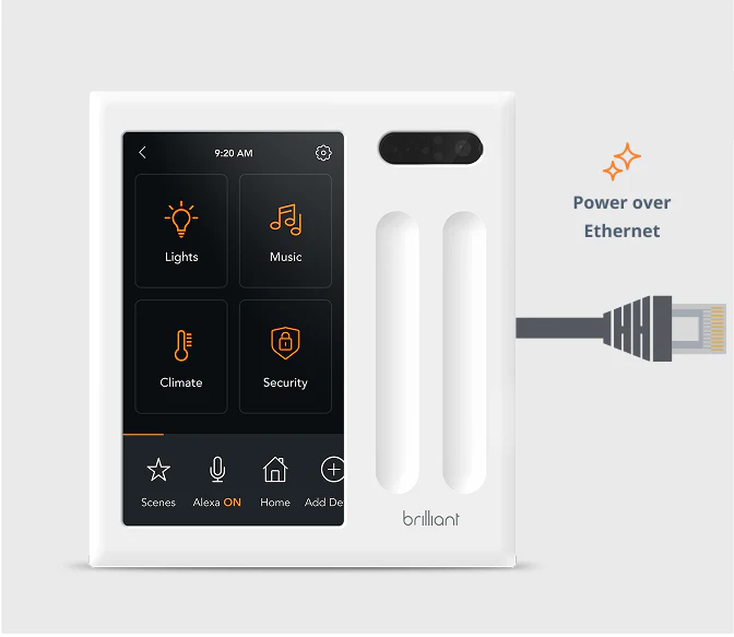 Brilliant Smart Home Control - POE Edition