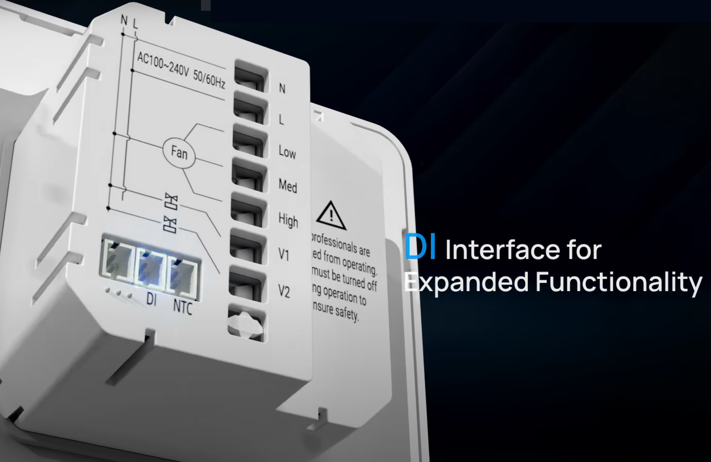 Milesight® WT300 Series LoRaWAN® Smart Thermostat for Fan Coil Units