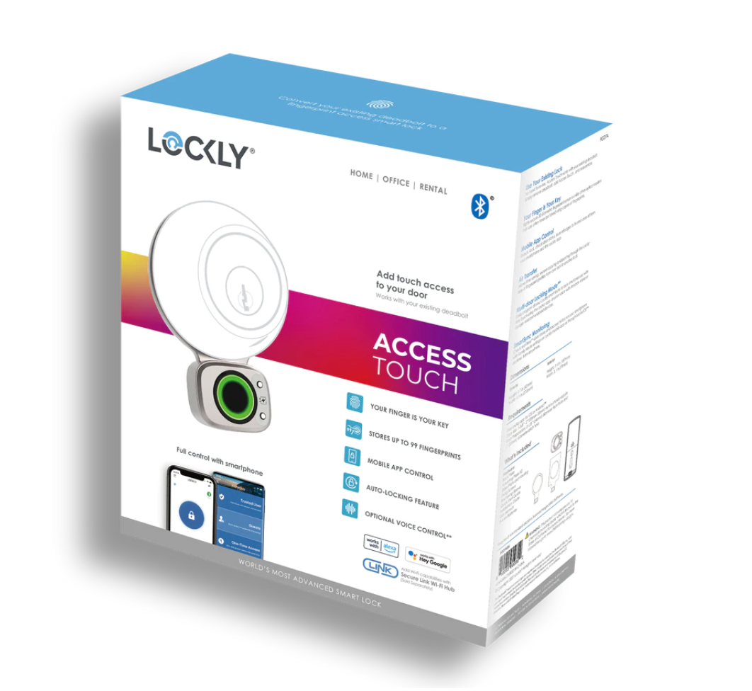 Lockly Access Touch 3D Fingerprint Reader for Deadbolts - CMI TECH