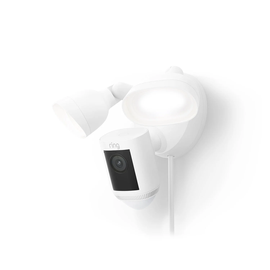 Ring Floodlight Cam Pro Wired Outdoor 1080p HD IP Camera - White